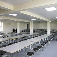 Refurbished Canteen area in local school