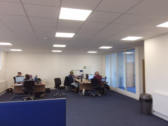 A photo showing the industrial unit before conversion