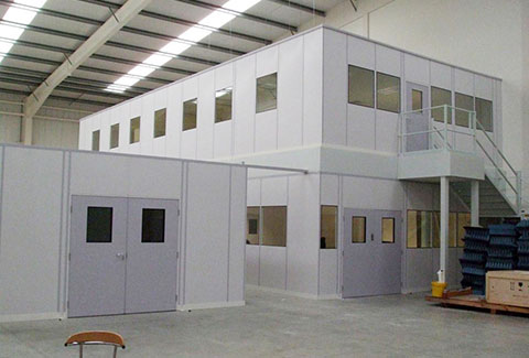 a photograph of a closed mezzanine floor