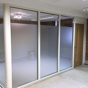 Photo of new meeting room with soundproofing 