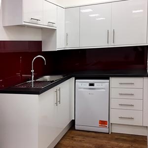 Photo of tea point, part of an complete office re-fit out